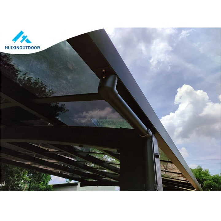 Weather Resistant Outdoor Roof Car Parking Shed Canopy Polycarbonate Car Shelter Aluminium Metal Carport