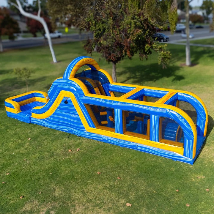 Inflatable Race Bouncer Outdoor Sport Games Commercial Obstacle Course Combo Slide Jump Bouncing Bounce House Playground