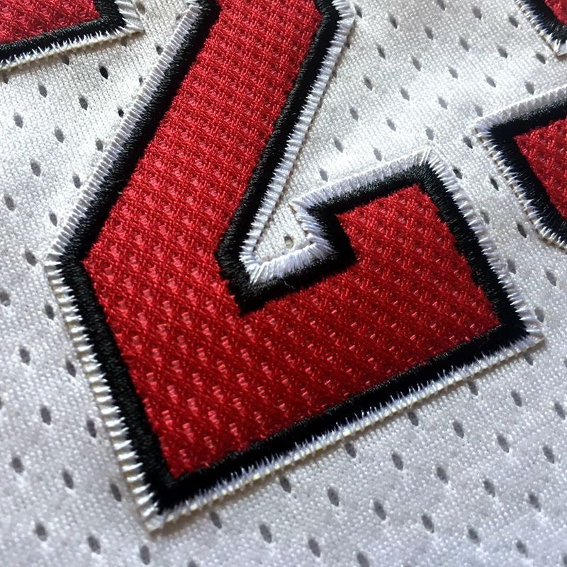 Michael 23 White 1984-85 Best Quality Stitched Basketball Jersey