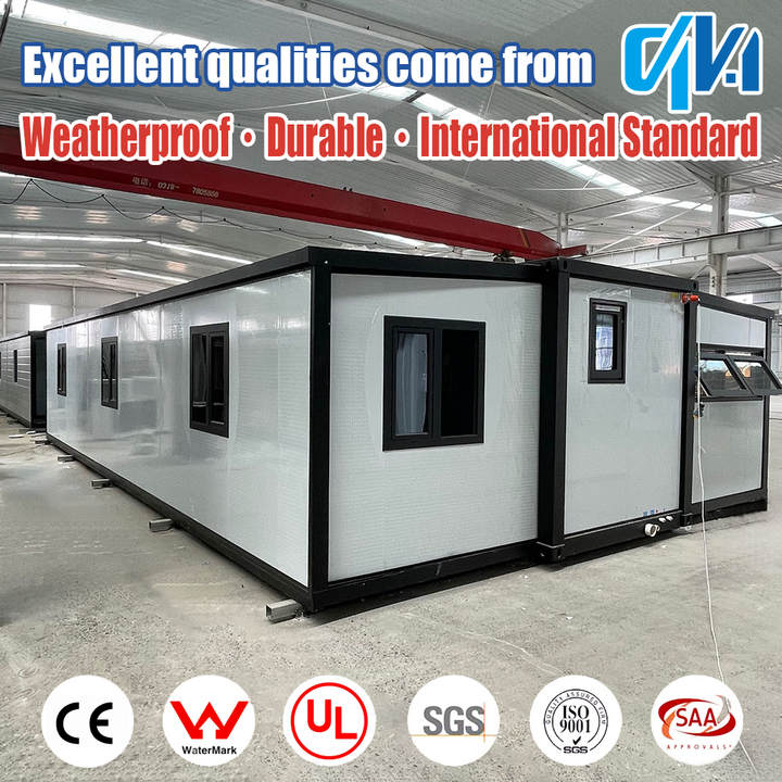 Eco Friendly Prefabricated Luxury 40Ft 30Ft 20Ft Container Expandable House Prefab Structure Home Two Bedroom Casa Contenedor