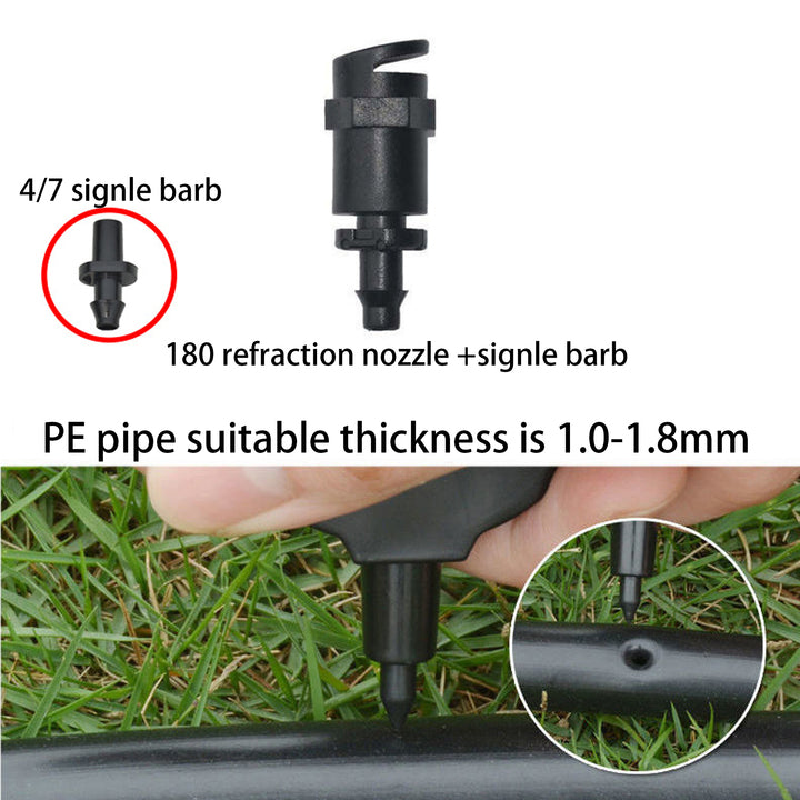 Easy Installation Beautiful Design POM 180 Degree Refraction Micro Sprinkler Head From Chinese Manufacturer
