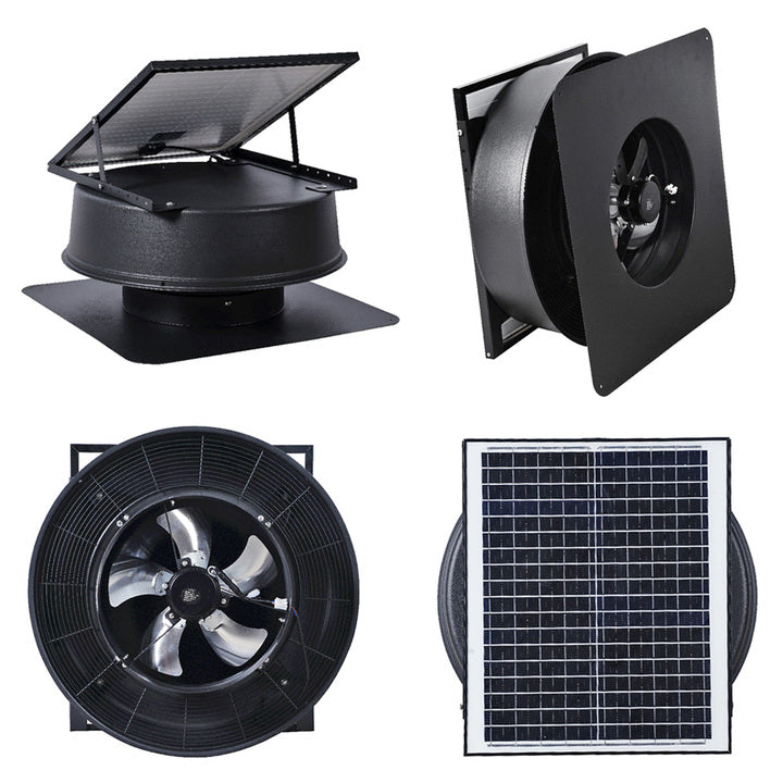 Australia DC Solar Industrial Workshop Factory Shed Ceiling Heat Exhaust Ventilation Poultry Farm Attic Roof Exhaust Fan