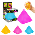 2026 New Design Pyramid Cube Maltose Squishy Stress Relief Toy for Children TPR Material