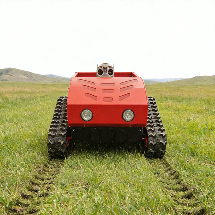 DIY Friendly Automatic Lawn Mower Cordless Robot With Adjustable Cutting Deck Height Farm Use Remote Control Grass