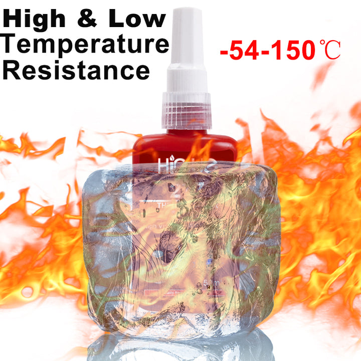 High Strength Red Liquid Anaerobic Flange Sealant 277 High Viscosity Threadlocker Screw Lock Glue for Woodworking Packing Epoxy