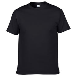 OEM printed unisex polyester t-shirts plain white tee shirts 100% cotton tshirts custom printing logo black mens t shirt for men