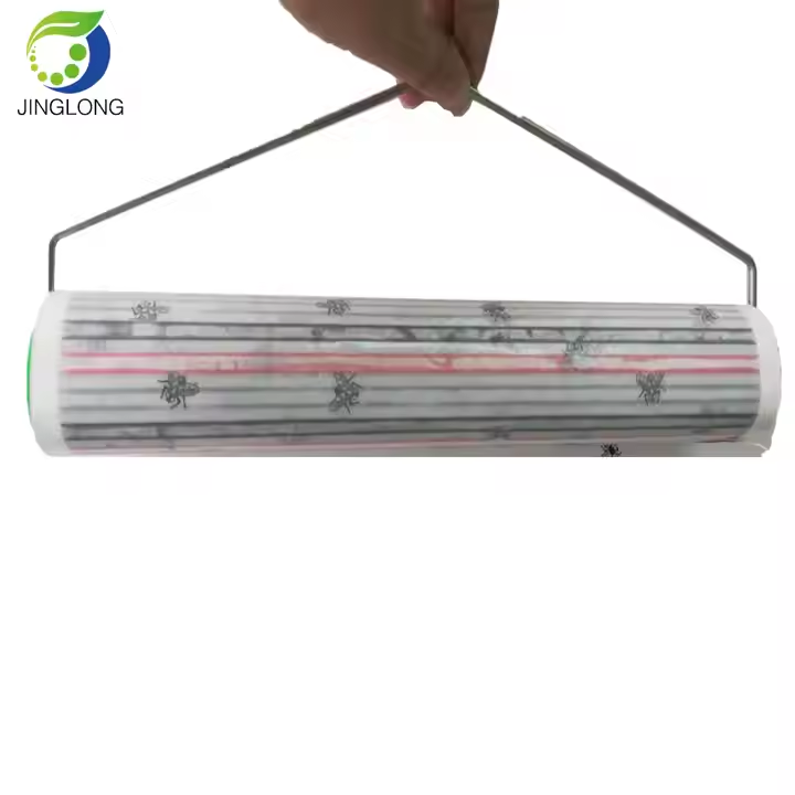 Indoor Fly Killer Trap Insect Glue Board with Light Sticky Fly Catcher for Flying Insects Pest Control Tool