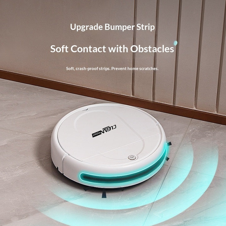 Automatic Intelligent Mop Vacuum All-In-One Home Cleaning Robot Large Water Tank Rechargeable USB 1000-1499Pa Suction 0.4L Dust