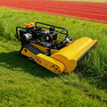 Big Power Diesel Engine Small Robot Grass Cutter Cutting Width 80cm 100cm 120cm Remote Control Crawler Brush Cutter Flail Mower