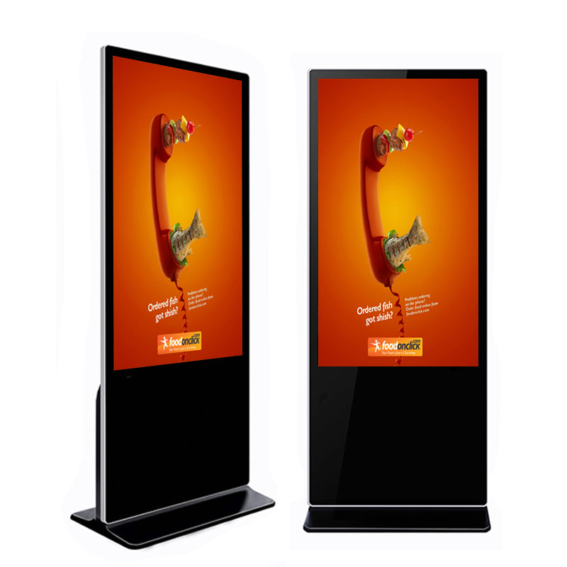 KINGONE 43 inch Indoor Stand Kiosk Marketing Touch Screen Advertising Display Totem Tv Digital Signage