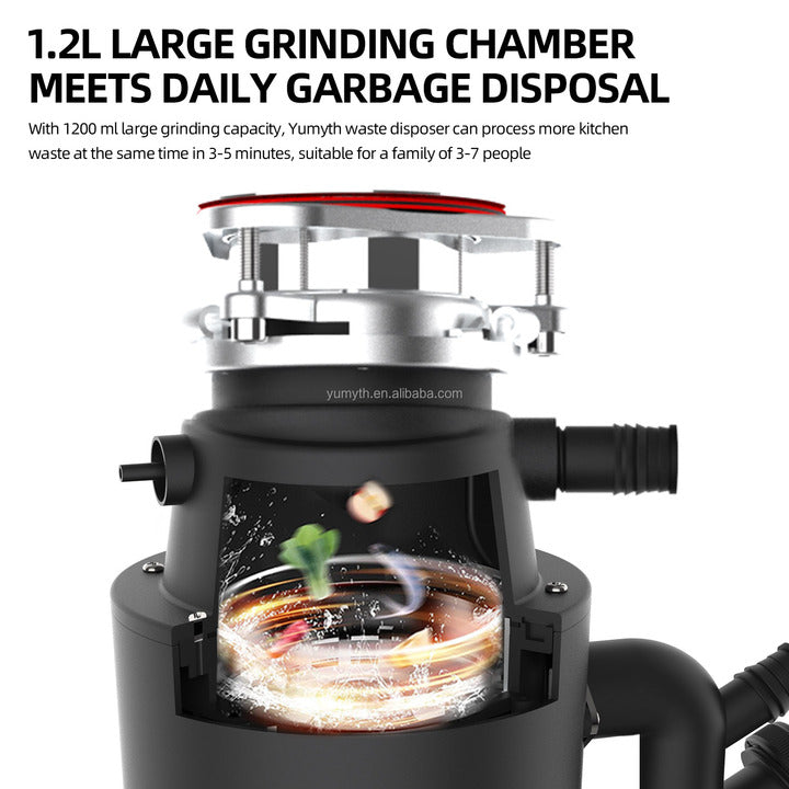 High Quality Kitchen Food Waste Disposer Under Sink Kitchen Garbage Disposal