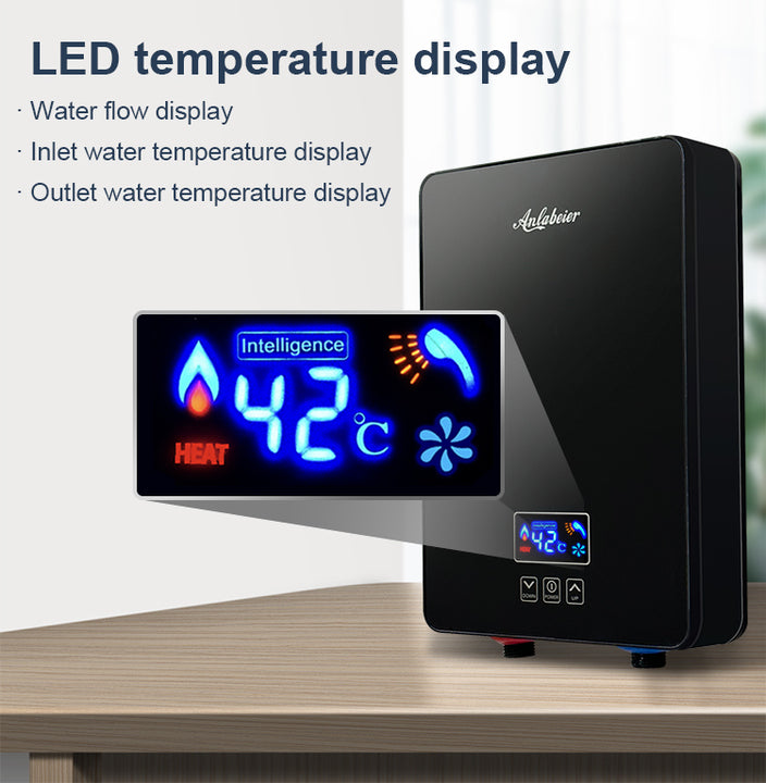 220V 240V House Bathroom Shower Hot Water Heaters Wall Mount Instant Geyser 6000W Heating Water Heaters