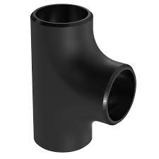 High Quality ASME B16.9 B16.28 High Pressure Welding Pipe Fitting SCH5 Seamless 15 Degree Tee for Fire protection Systems