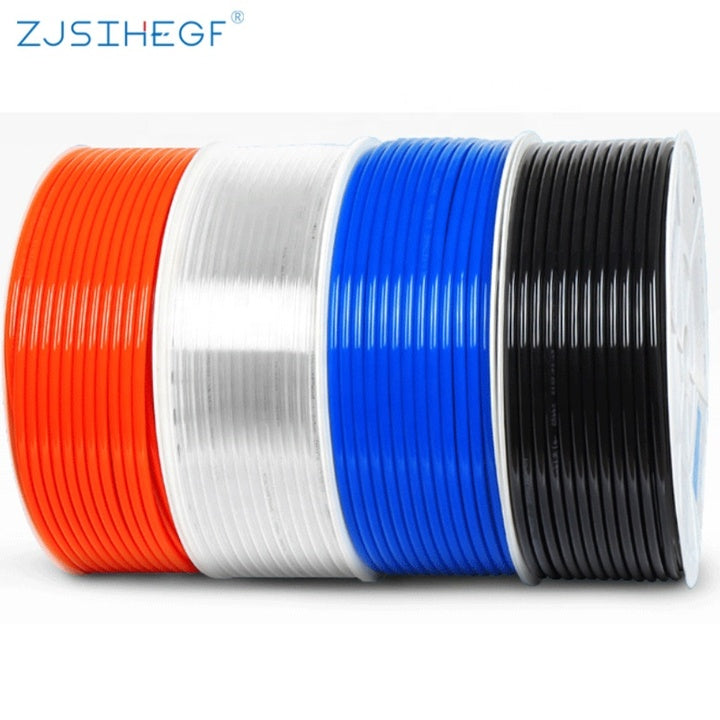 100Meters 12x8mm Air Hose Pneumatic Tube Pipe PU Hoses Outer12mm Inner8mm for Compressor Polyurethane Tubing