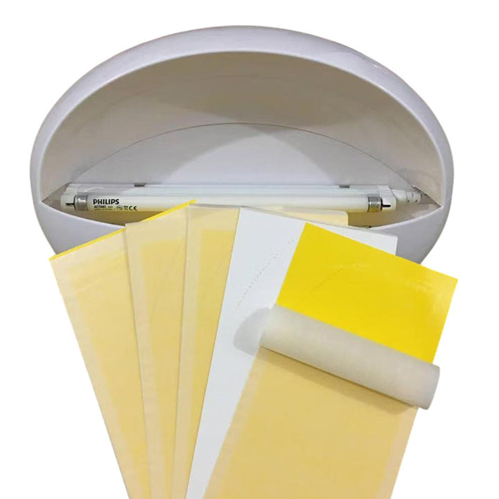 Effective Solid Fly Killer Lamp Glue Board and Flying Insect Catching Control Sticker for Indoor Pest Control