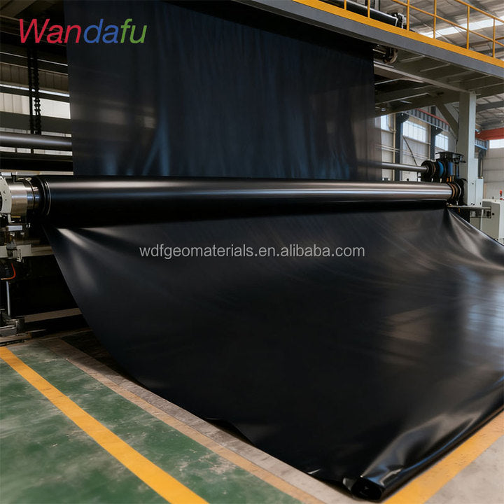 Top Selling Waterproofing HDPE UV Resistant Geomembrane Agriculture Pond Liner Landfill Site Irrigation Ditches Impermeable