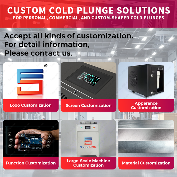High End All in One Cold Plunge All Weather Use Cedar WIFI APP All Weather Built in Ice Bath Tub With Chiller Ice Plunge