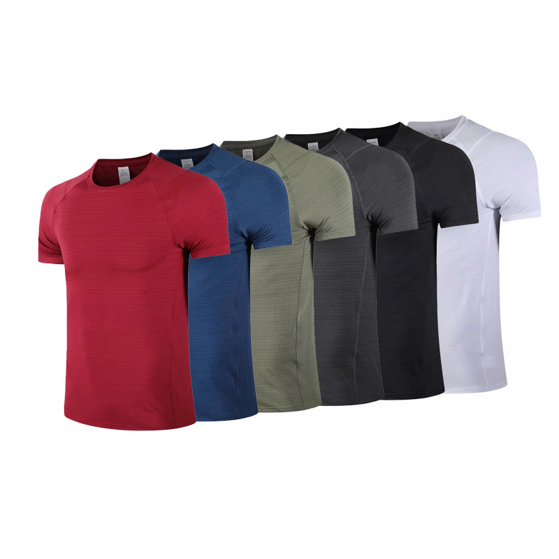 89 polyester 11 elastane mens gym top moisture wicking active athletic performance crew tshirt quick dry