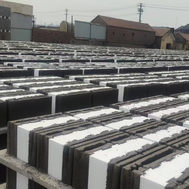QT5-15 Thermal Insulation Insulated EPS Foam Concrete Eps Cement Blocks Making Machine Lightweight Block Making Machine