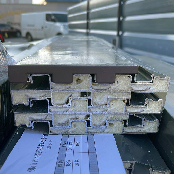 Aluminum Insulated Roof Panels for Lanai Patio,All-Weather Sheets with Polyurethane Foam in Between for Balcony Roof Cover