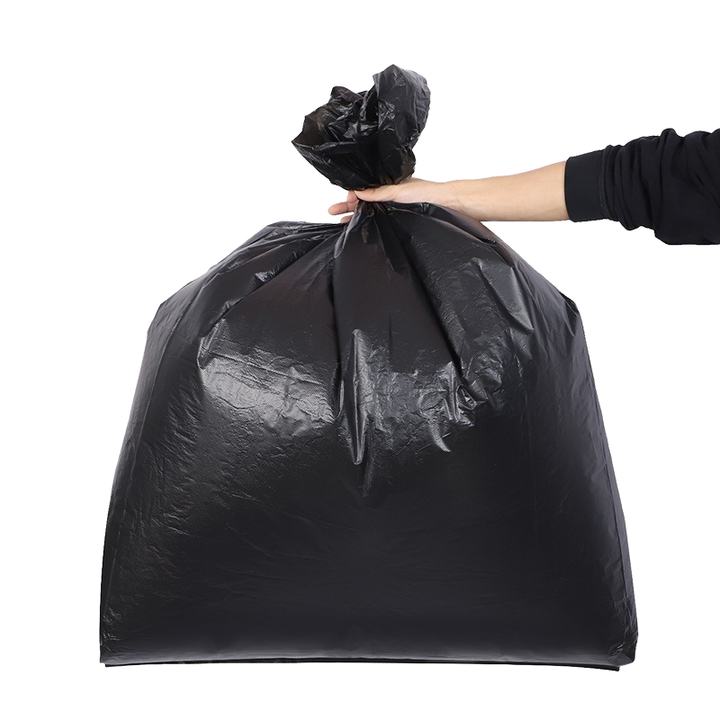 Wholesale Black Disposable Plastic 55-60 Gallon Contractor Trash Bags Large Black Heavy Duty Garbage Bags