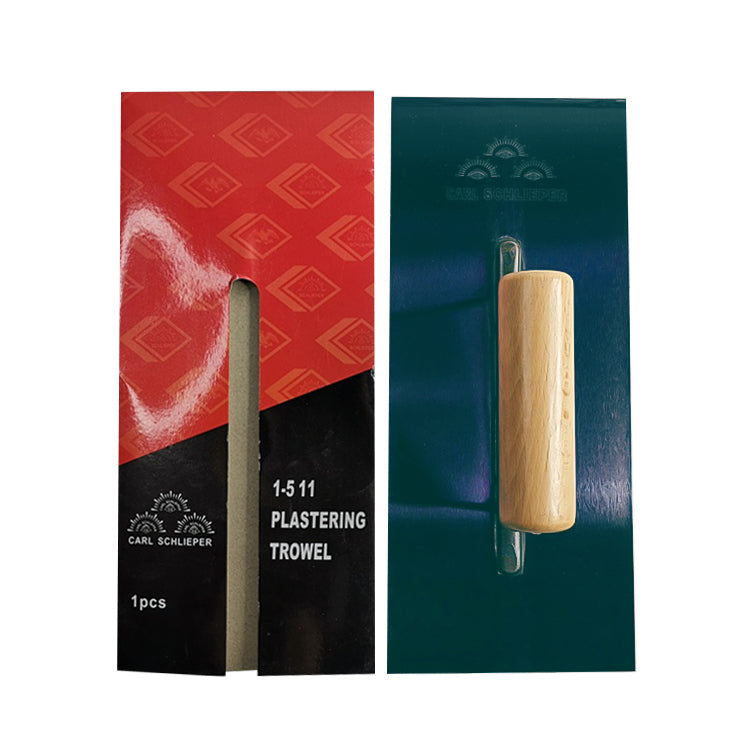 Construction Wood Handle Tools Stainless Steel Notch Trowel Plaster Building Trowels For Concrete