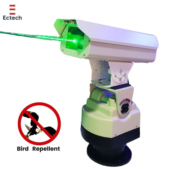 Automated Laser Bird Repellent 1W-3W Green Laser Fly Zapper Commercial Use IP65 Waterproof Eco-Friendly Outdoor Bug Zapper