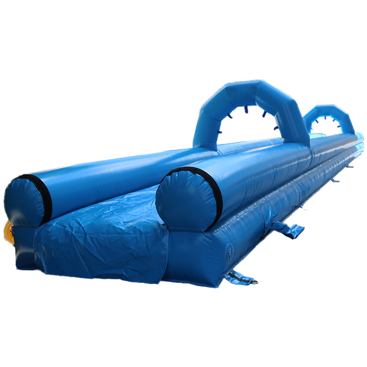 Customized Games Inflatable Water Park City Slide Single lane Slip