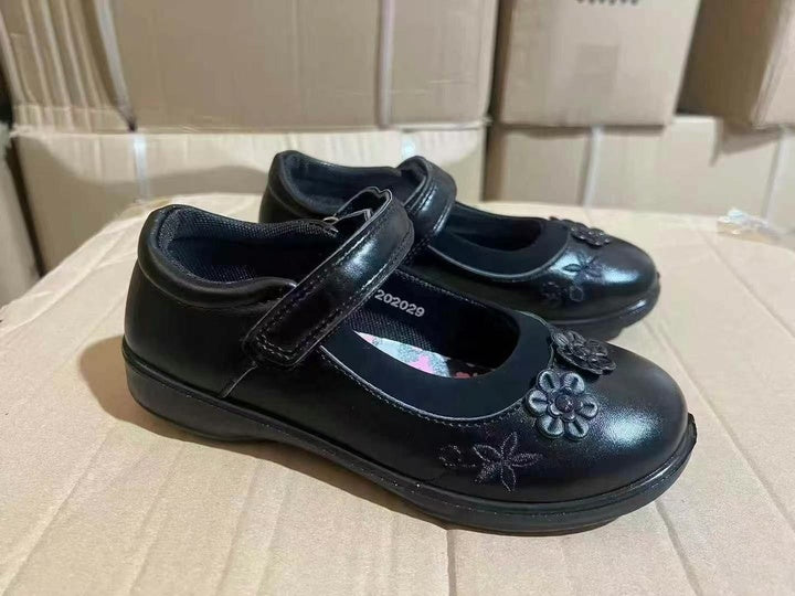 Children's Leather Shoes Black Girls School Shoes Princess Shoes Wholesale