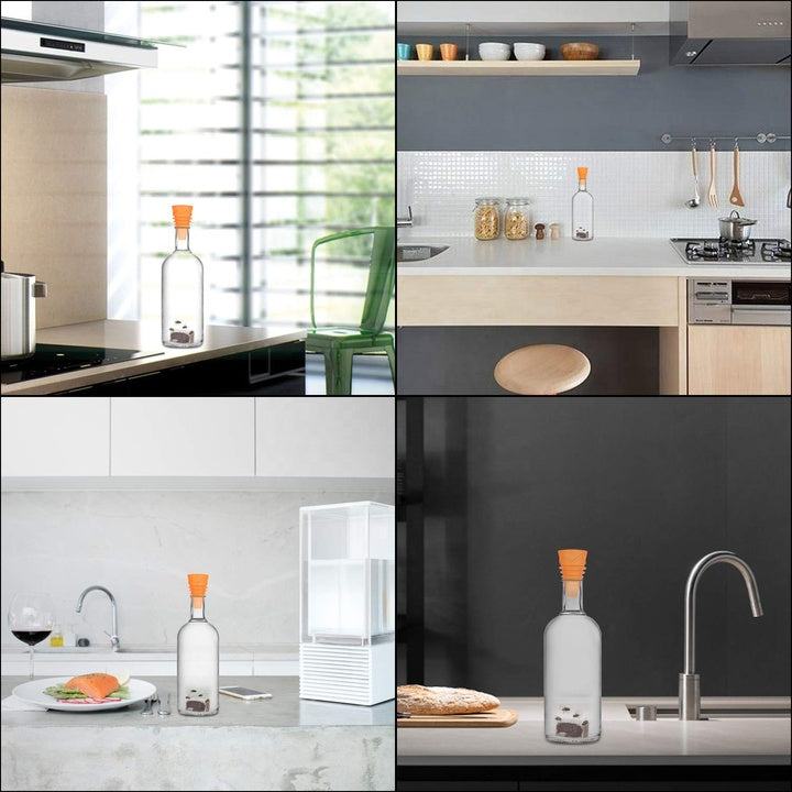Replaceable Eco-Friendly Disposable Food Grade Silicone Fly Trap Indoor Fly Catcher for Fruit Flies 50-100 Sqm Coverage