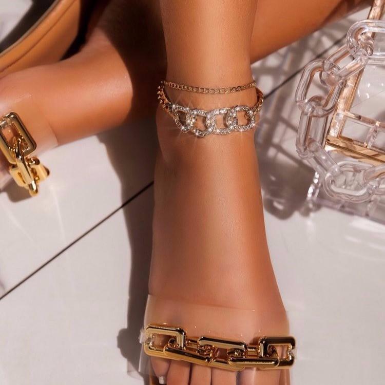 beach slipper beautiful lady jelly sandals diamond sandals womens slides ladies flat shoes