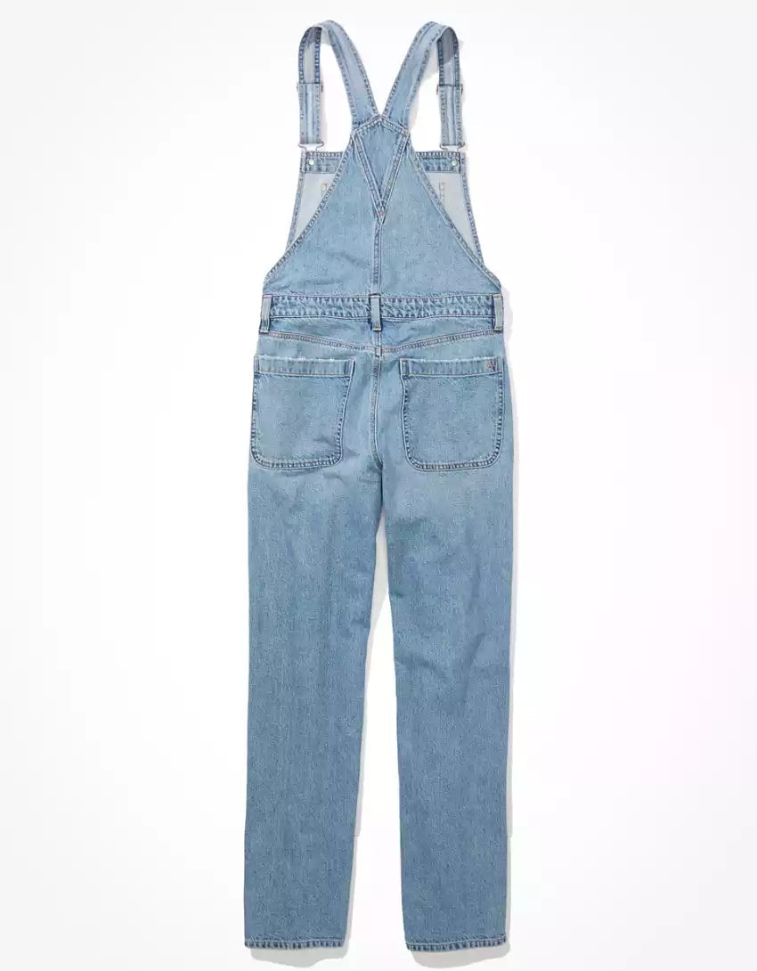 Custom looses  plus size women's  ripped denim  Overalls