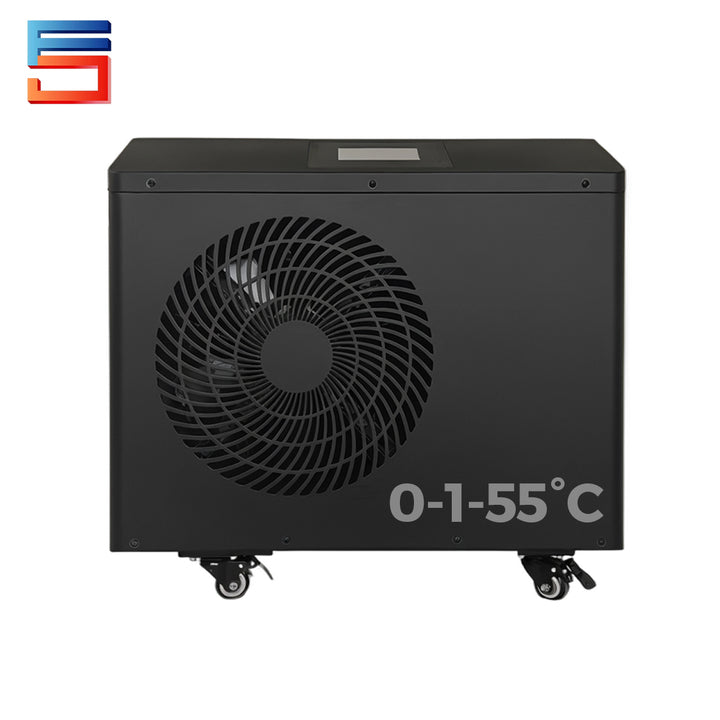 1.5HP Cool to 1 °C Ice Bath Chiller Water Cooled Chiller with WIFI Ozone Sterilization Commercial Cold Plunge Chiller