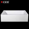 High Quality Durable Custom Color Hotel Apartment Stackable Three Side Skirt ABS Bathtub