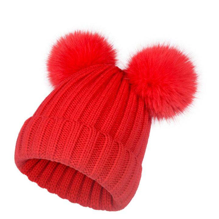 High Quality Winter Hat Kids Size Keep Warm With Pom Pom Fashion Style Outdoor Beanie Hat