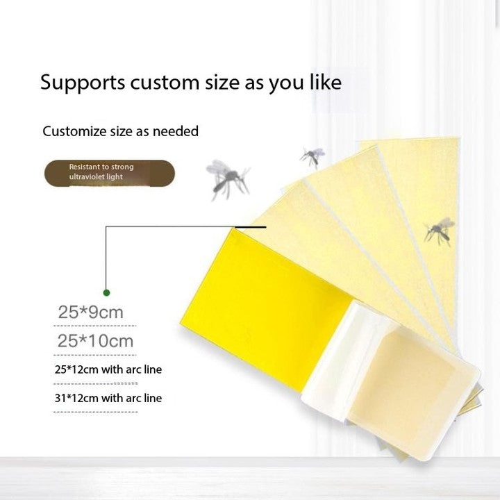 Effective Solid Fly Killer Lamp Glue Board and Flying Insect Catching Control Sticker for Indoor Pest Control