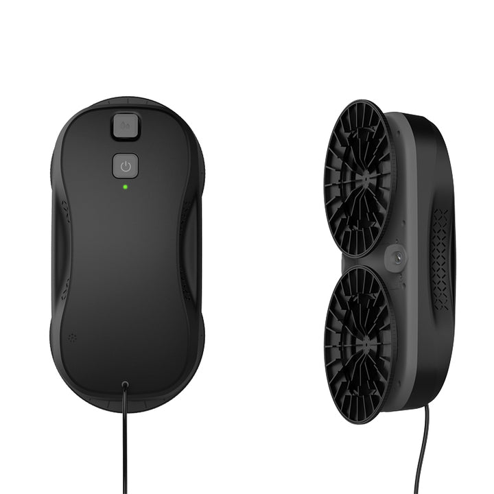 Self cleaning window cleaning robot vacuum cleaner with 5 meter safety rope support app control