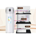 Heat Pump Manufacturer 200L Water Tank Storage All In One Heat Pump Hot Water Heaters