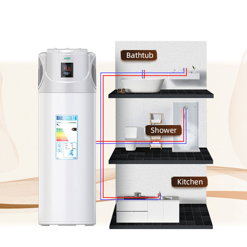 Heat Pump Manufacturer 200L Water Tank Storage All In One Heat Pump Hot Water Heaters