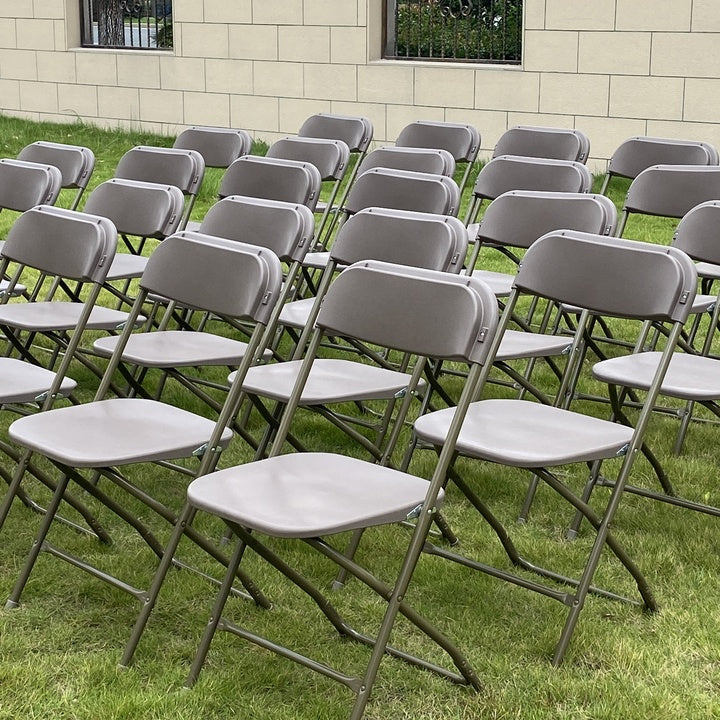 Wholesale Hot Sale Modern Durable Foldable Party Wedding Garden Banquet Restaurant Events Steel & Plastic Folding Chair