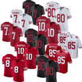 Embroidery American Football Jerseys Custom San Francisco 17 Sanders 19 Samuel 80 Rice 85 George Kittle Stitched Sports Jersey