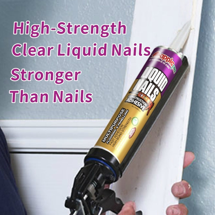 Clear Transparent Synthetic Rubber No-Nail Liquid Glue for Wall Tile Construction Waterproof Woodworking Packing Transportation