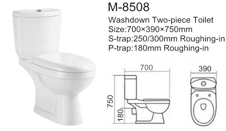 Economic Price Sanitary Ware Bathroom Ceramic WC Toilet With Wash Basin
