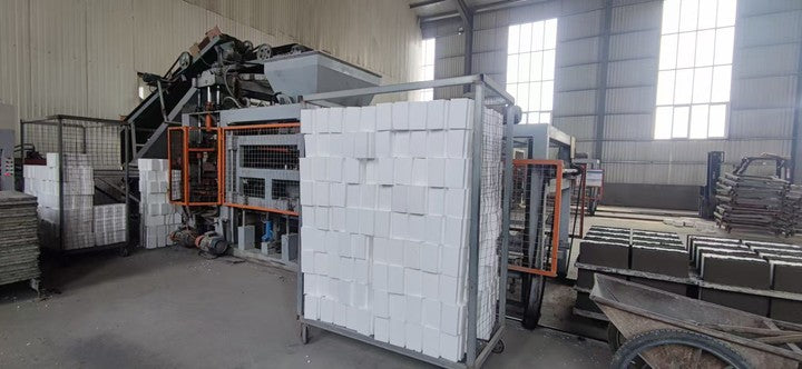 QT5-15 Thermal Insulation Insulated EPS Foam Concrete Eps Cement Blocks Making Machine Lightweight Block Making Machine