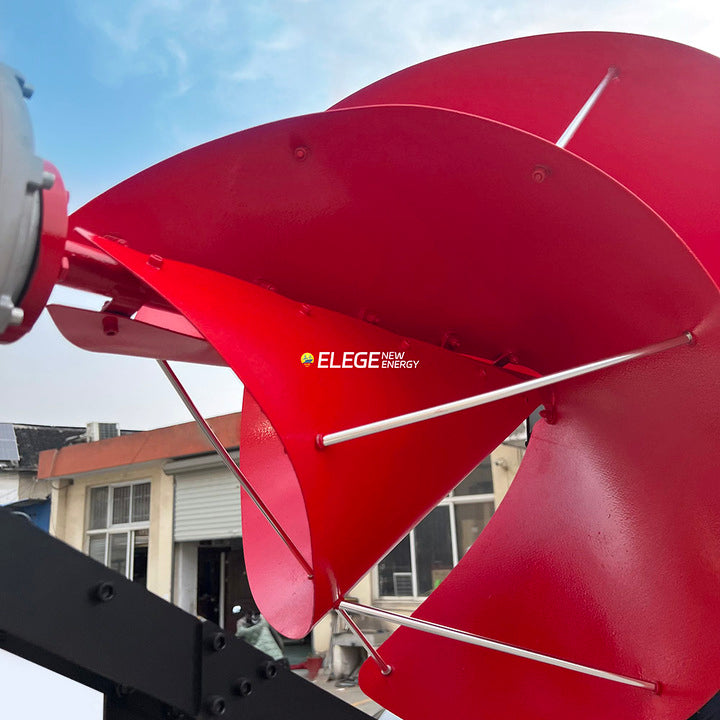 12v 24v Small Mini Archimedes Spiral Wind Mill Turbine Generator Single Windmill Generation Machine for Home Ship Landscape City