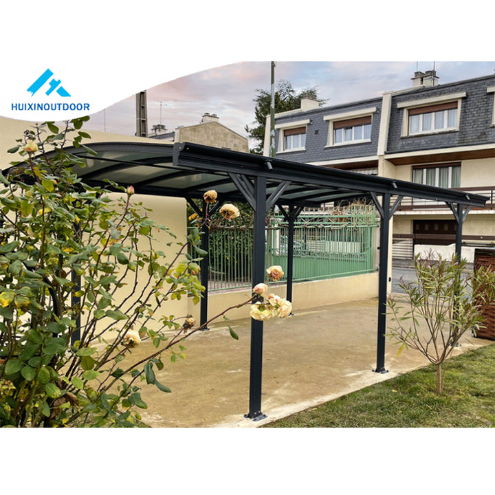 Wind Resistant Metal Polycarbonate Aluminum Car Shelter Carport Parking Canopy Garage Car Tent