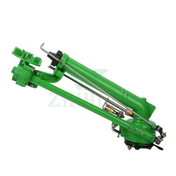 1.5 Inch Female Thread 22-41m Turbo Farm Irrigation Sprinkler Rain Gun Sprinkler with Aluminum Alloy Material