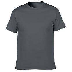 Tee Shirts Company Promotional Logo Printed Bulk Plain Staff Uniform Adult 180g White 100 Cotton Unisex Custom Men's T-Shirts