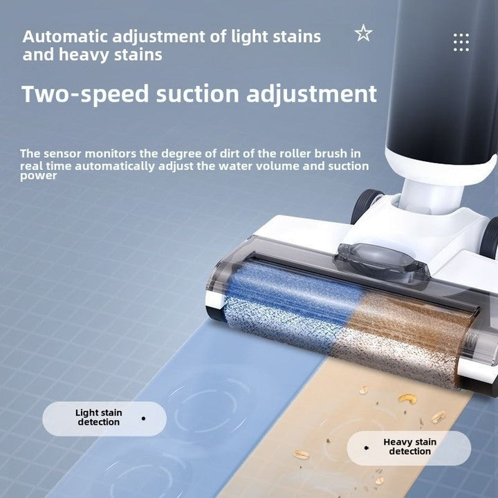 2025 All-In-One Household Sweeping Robot Wet/Dry Vacuum Cleaner HEPA Filter Brushless Motor 30-60min Runtime Automatic Floor