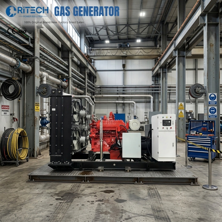 Ritech Generac Portable Generator 30kw Natural Gas 50Kva 60Kva 70Kva 80Kva 20kw 30kw 40kw Generator Gas Generation Equipment